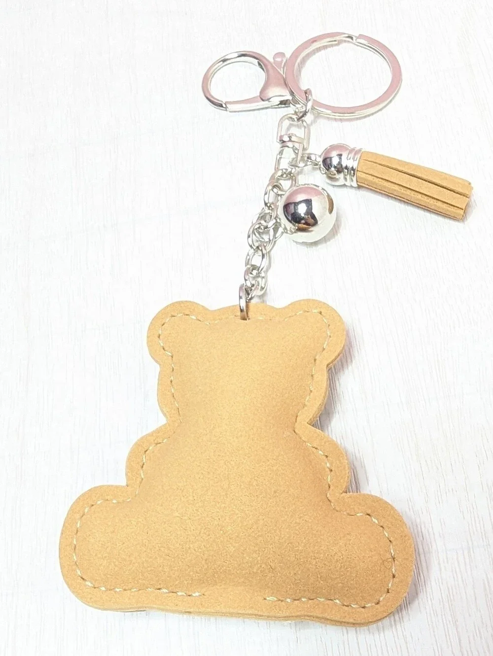 Teddy Bear Bag Charm Keychain